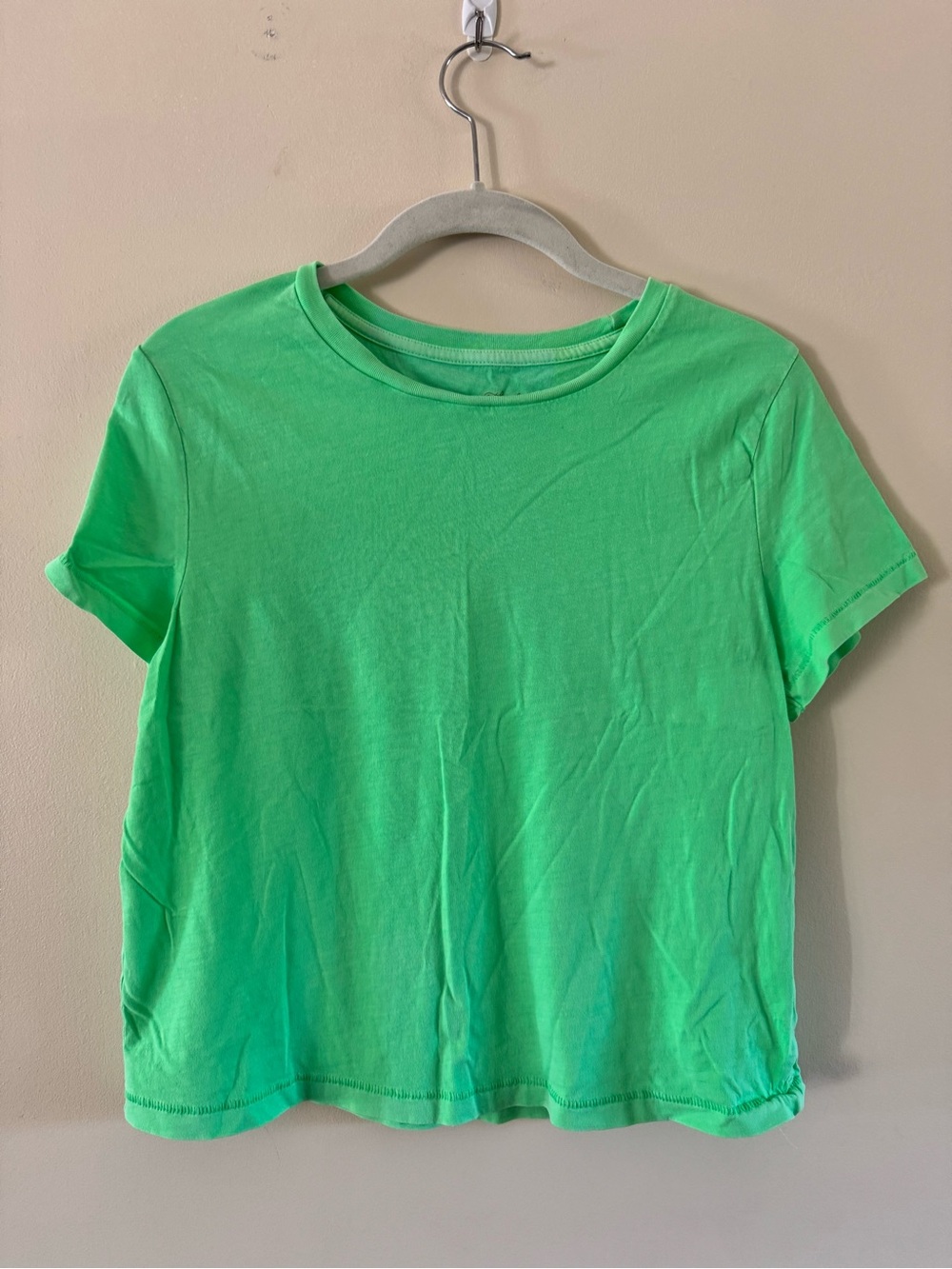 Universal Thread Neon Green Crew Neck Short Sleeve Tee